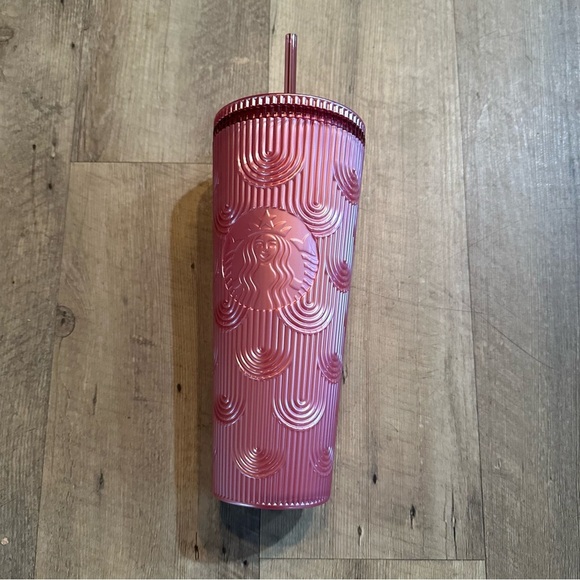 Starbucks Pink Pearl Shell Mermaid Tumbler Cold Cup - Picture 2 of 6